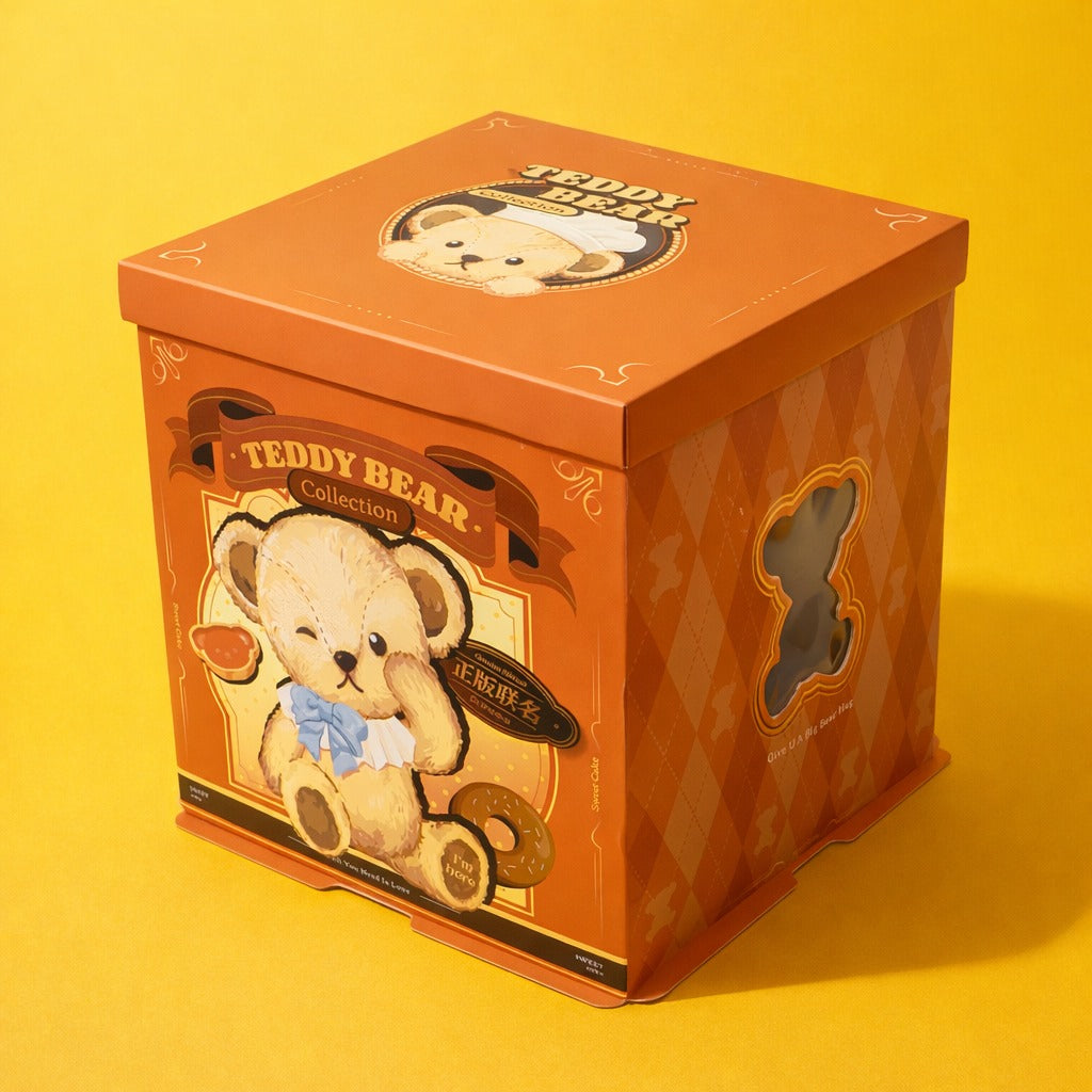 Teddy Bear Cake Box Accessories  22*22*25 cm