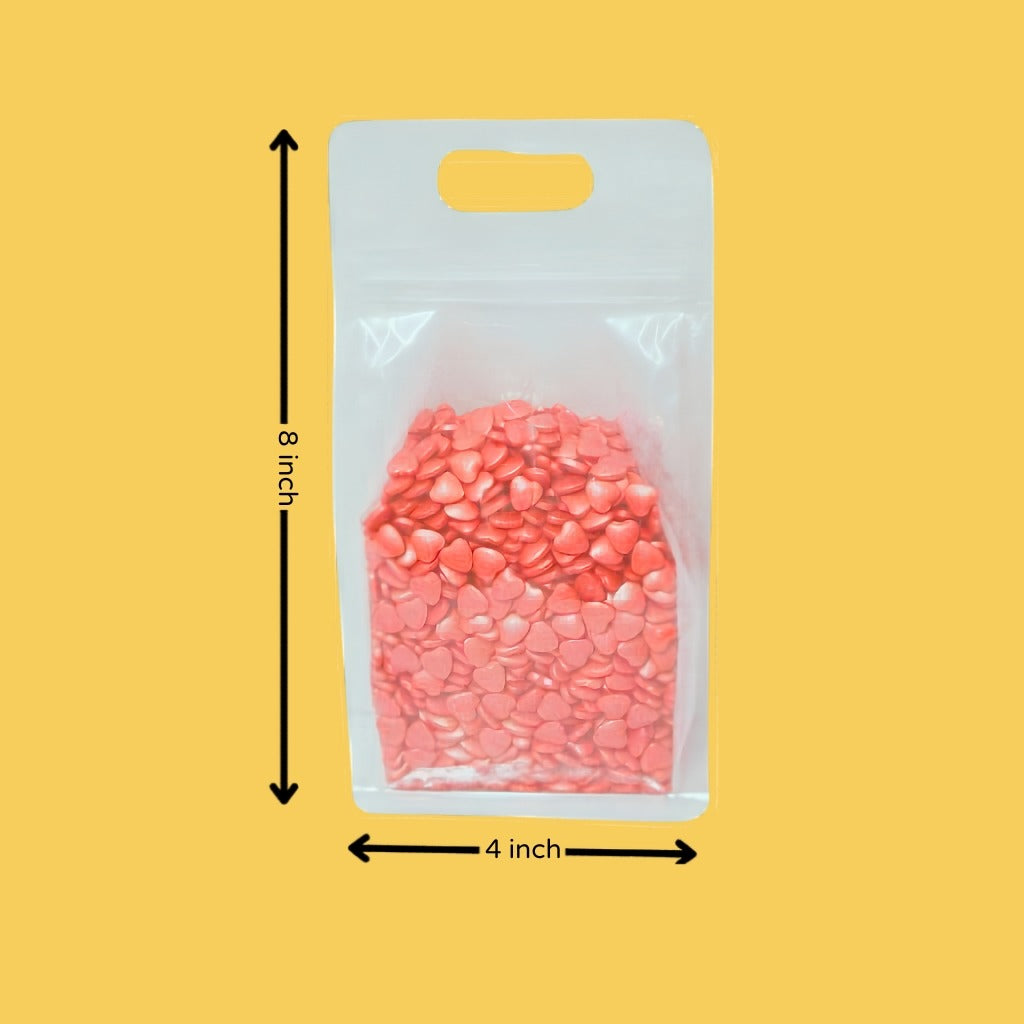 Plastic Handbag Ziplock Pouch 16×10 cm (Set of 20 pcs) 12662