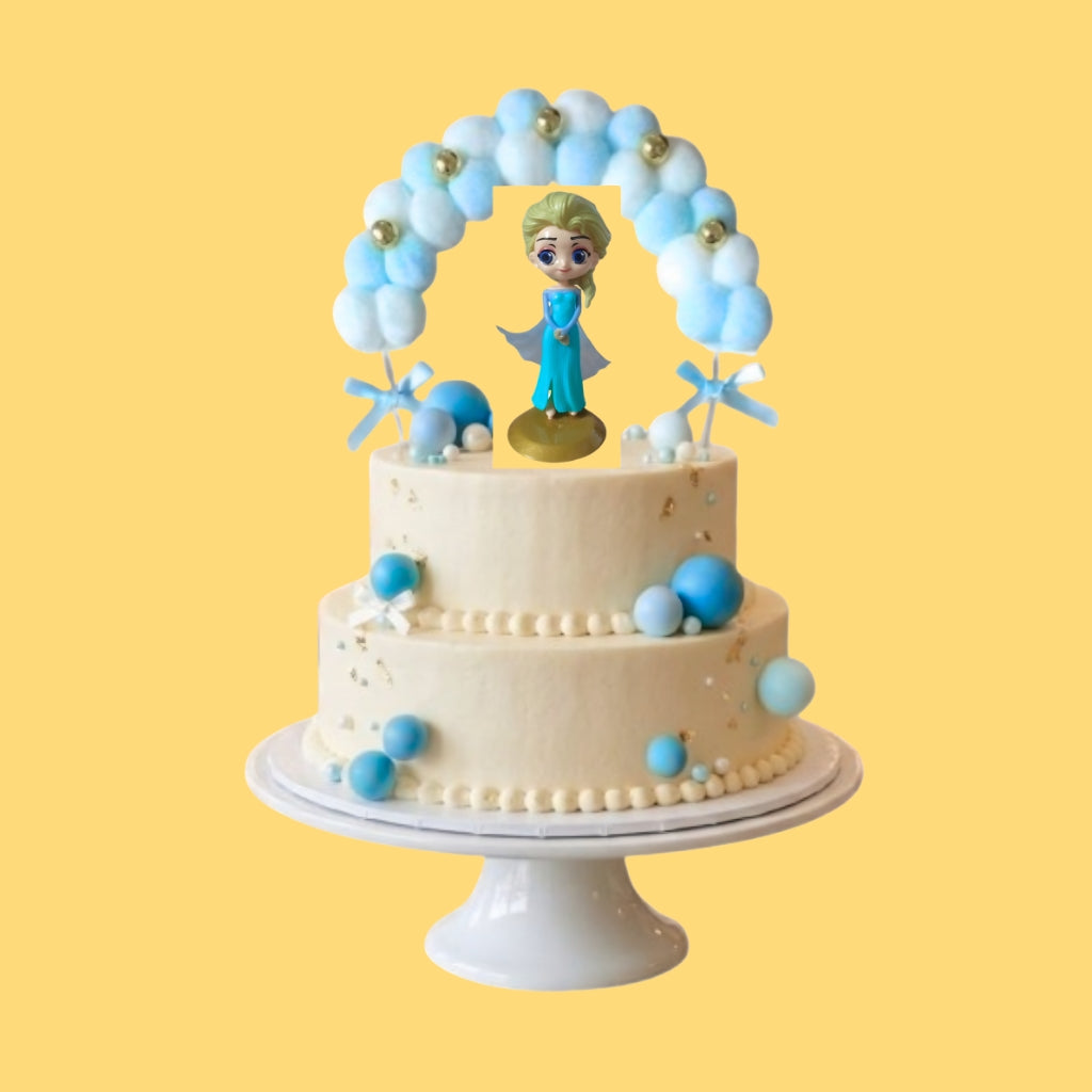 Elsa Frozen Princess Cake Topper Accessories (Set of 2 pcs)