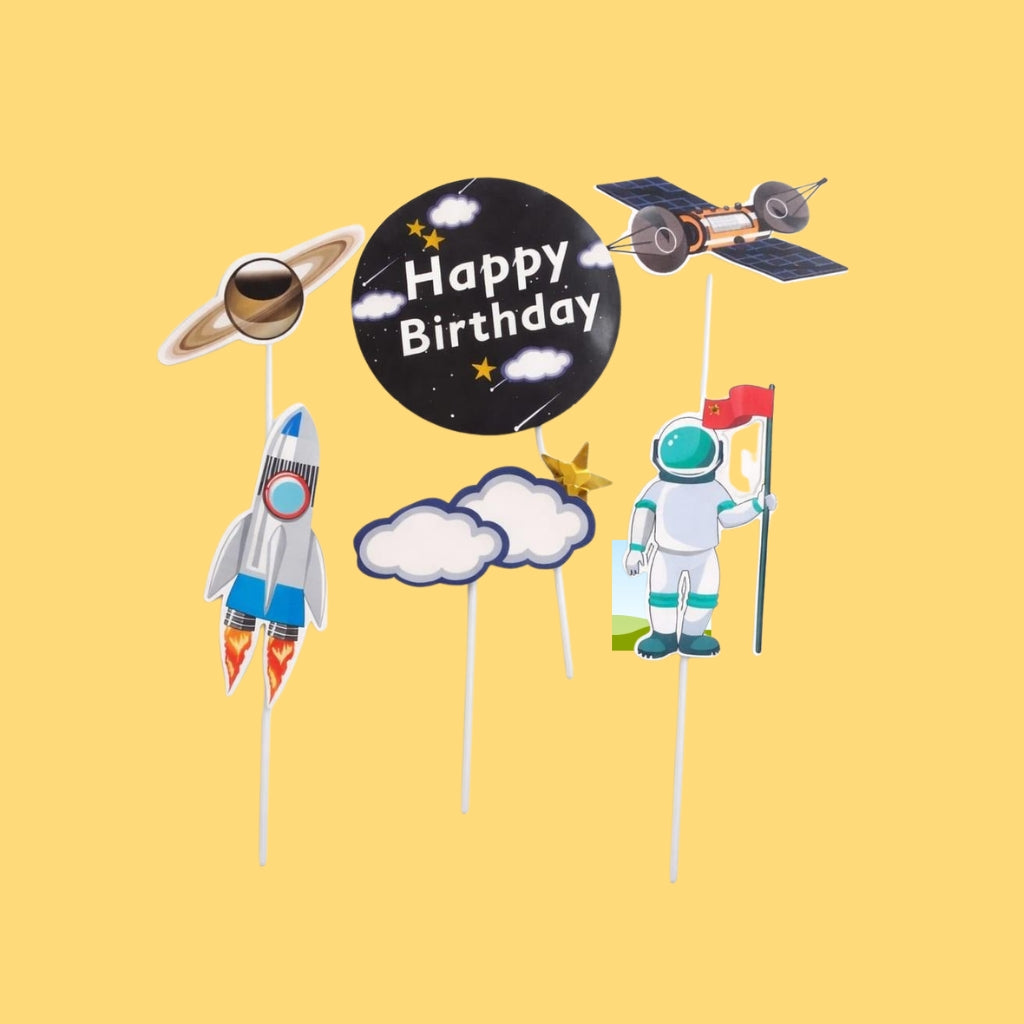 Astronaut Cake Topper Accessories (Set of 2 pcs)