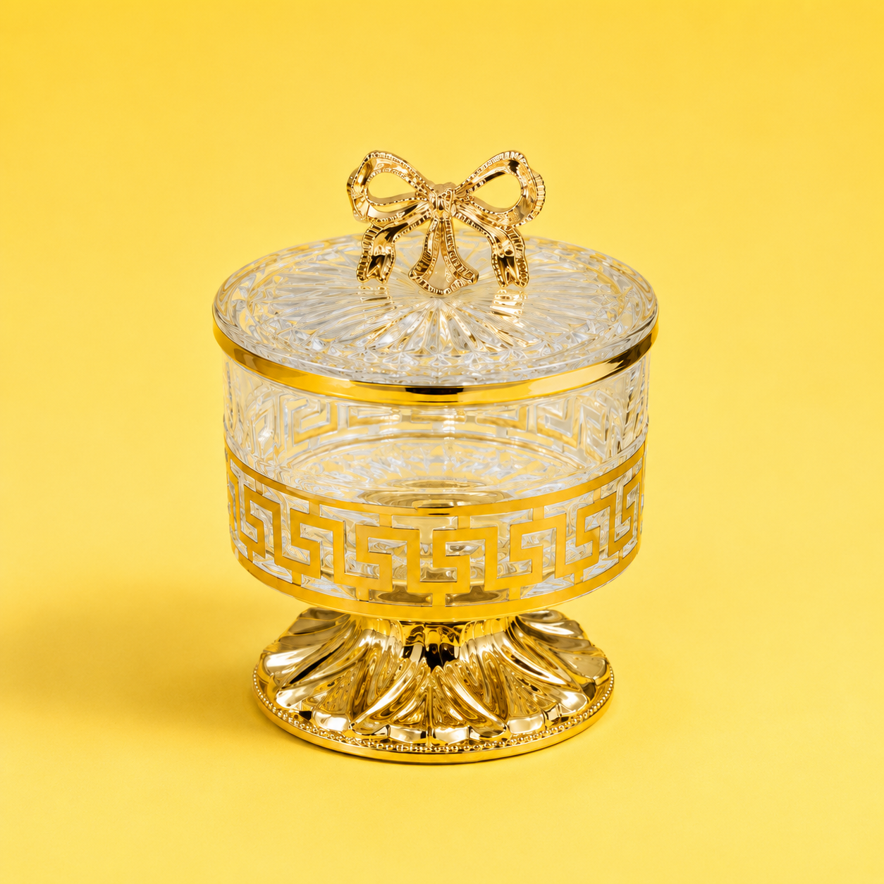 PLASTIC BOX GOLDEN COLOR (Barcode 13250)