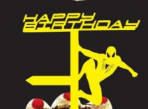 Happy Birthday Cake Topper H60 (Set of 10 PCS)