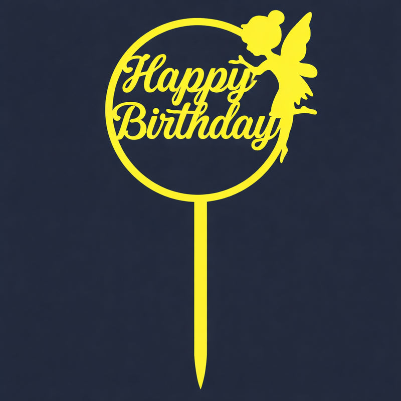 Happy Birthday Cake Topper H47 (Set of 10 PCS)